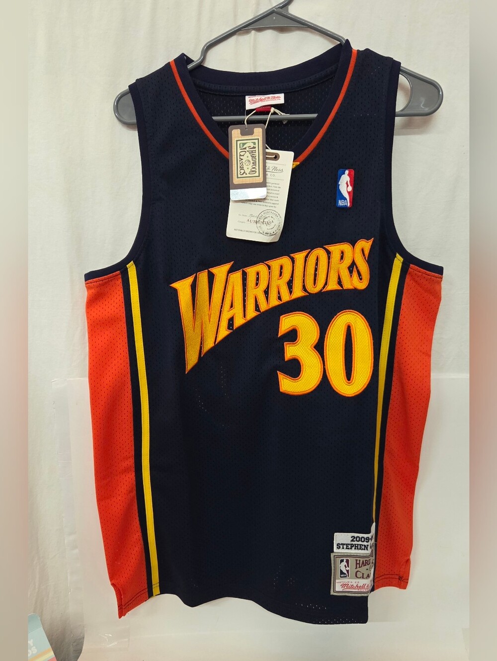 Stephen Curry Golden State Warriors Mitchell & Ness Swingman 2009-10 Jersey L NE